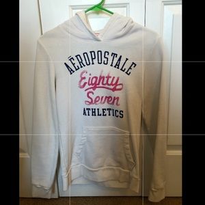 Aeropostale white hoodie